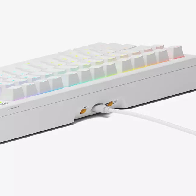 Glorious GMMK 3 HE Prebuilt 75% Arabic Mechanical Gaming Keyboard - White | GMMK3-75-HE-W-W-AR - Desert Games