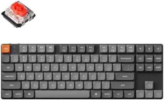 Keychron K1 Max QMK/VIA Low‑Profile 80% Wireless Mechanical Keyboard - Desert Games
