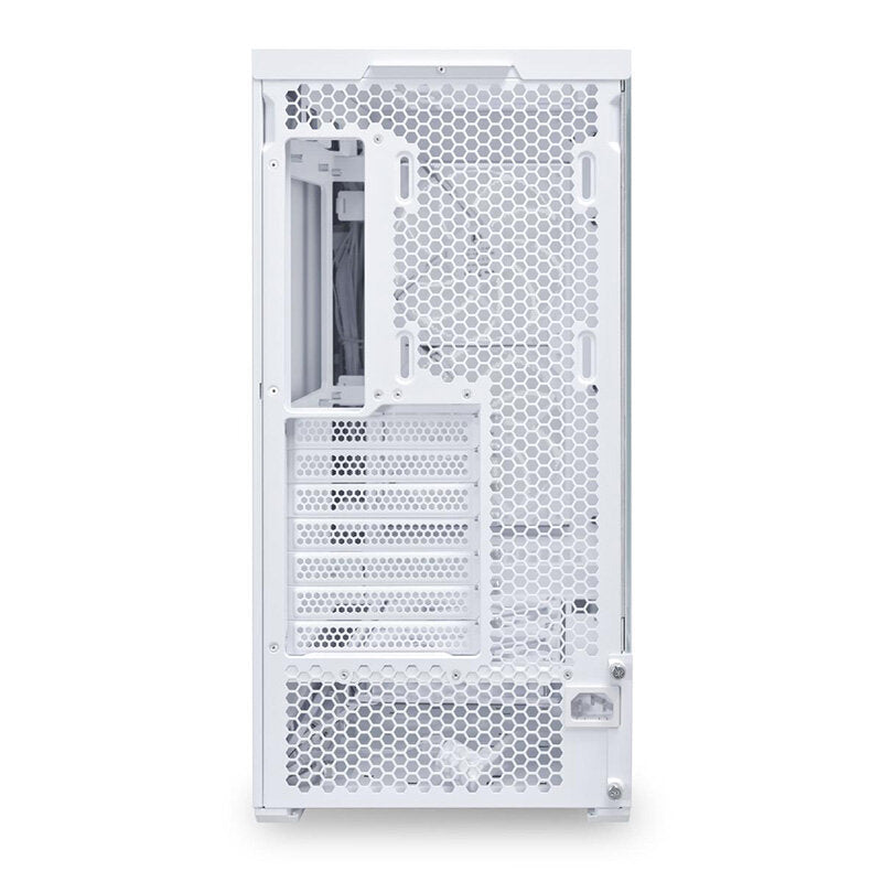 LIAN LI LANCOOL 207 Mid-Tower Tempered Glass ATX Case - White | LAN207RW - Desert Games