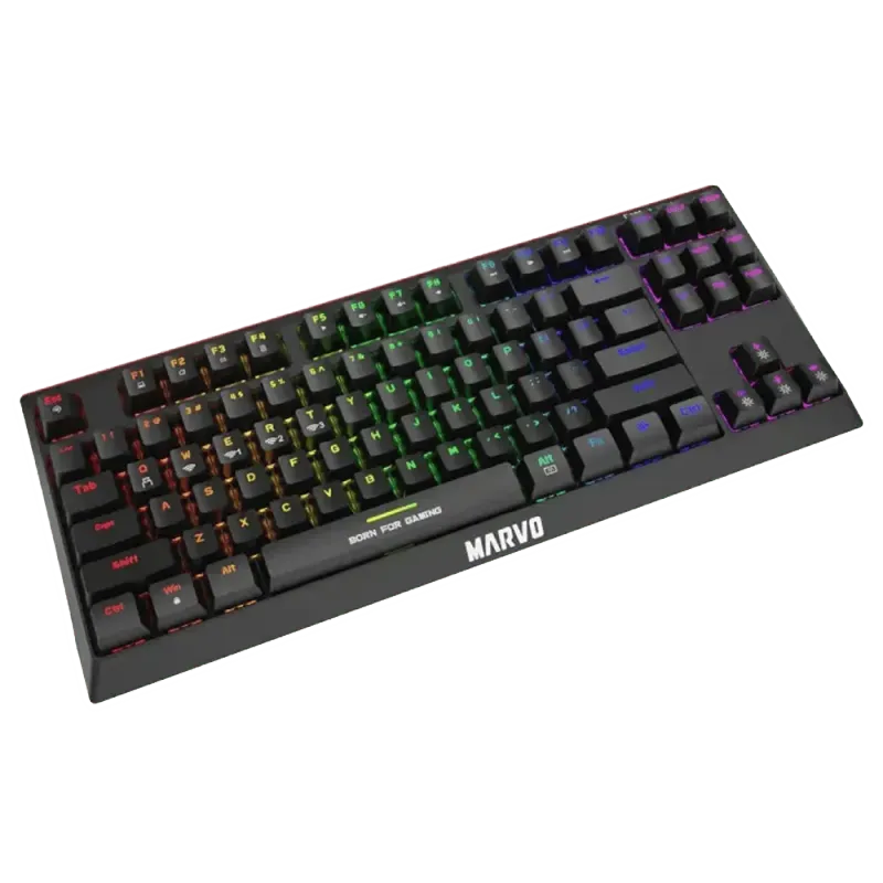 MARVO KG953W EN-R Wireless Keyboard - Desert Games