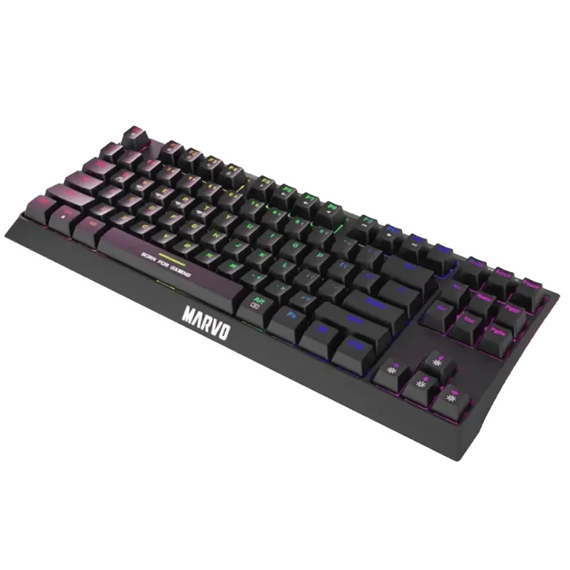 MARVO KG953W EN-R Wireless Keyboard - Desert Games