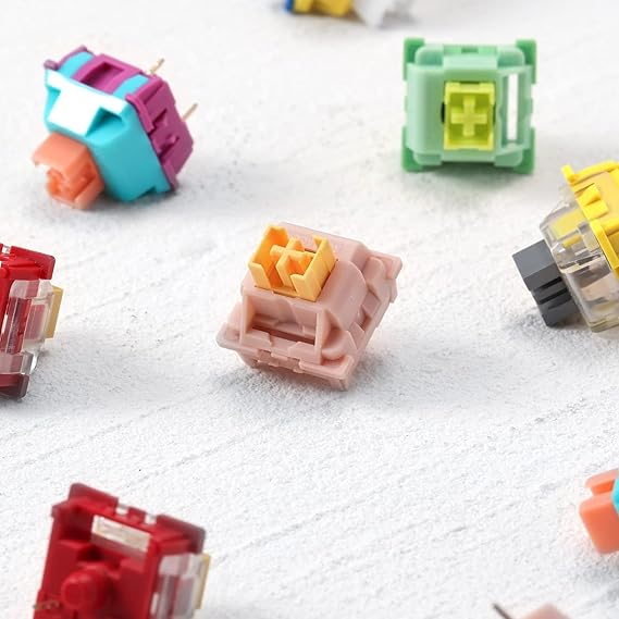 Redragon A113 Bullet-QL 24 Soft Linear Mechanical Switches - Desert Games