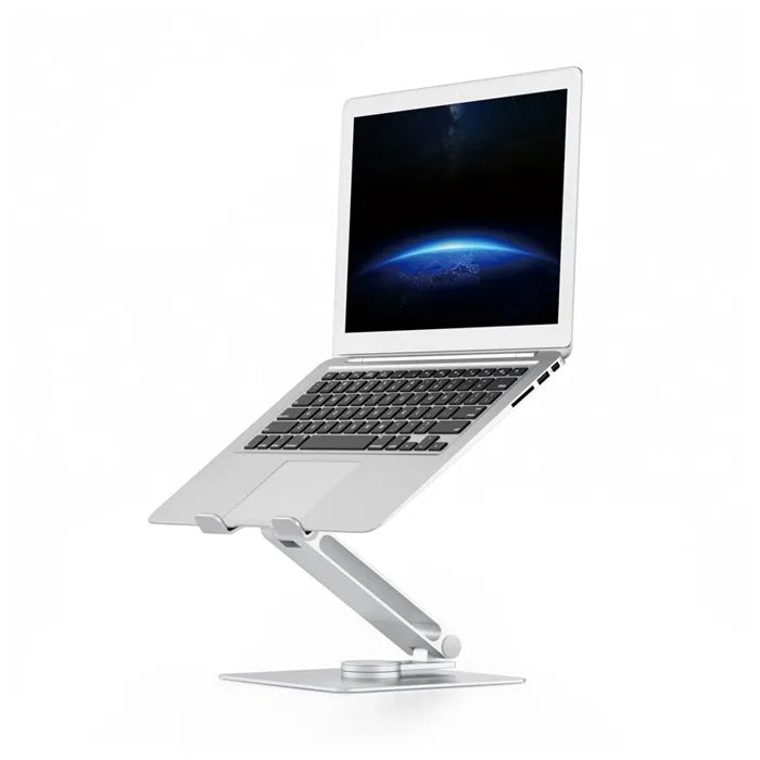 Upergo AP-2VS Aluminum Height Adjustable Laptop Stand - Silver - Desert Games